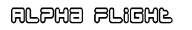 Alpha Flight Graphic Lettering