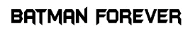 Batman Forever Stickers