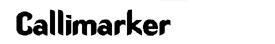 Callimarker style letters