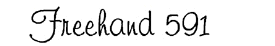 Freehand 591 letters