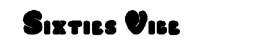 Sixties Vibe lettering