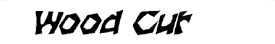 Wood Cut lettering